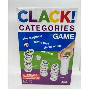 Clack! Amigo Games Magnetic Stacking Dice Match Color Family Time Age 7+